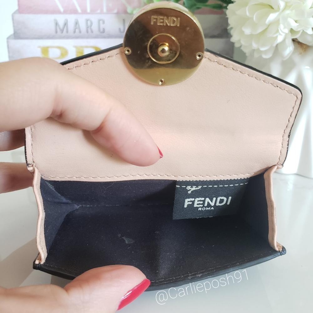 Authentic Pre-owned Fendi Zucca F Is FF Micro Trifold Compact Wallet - Picture 7 of 16